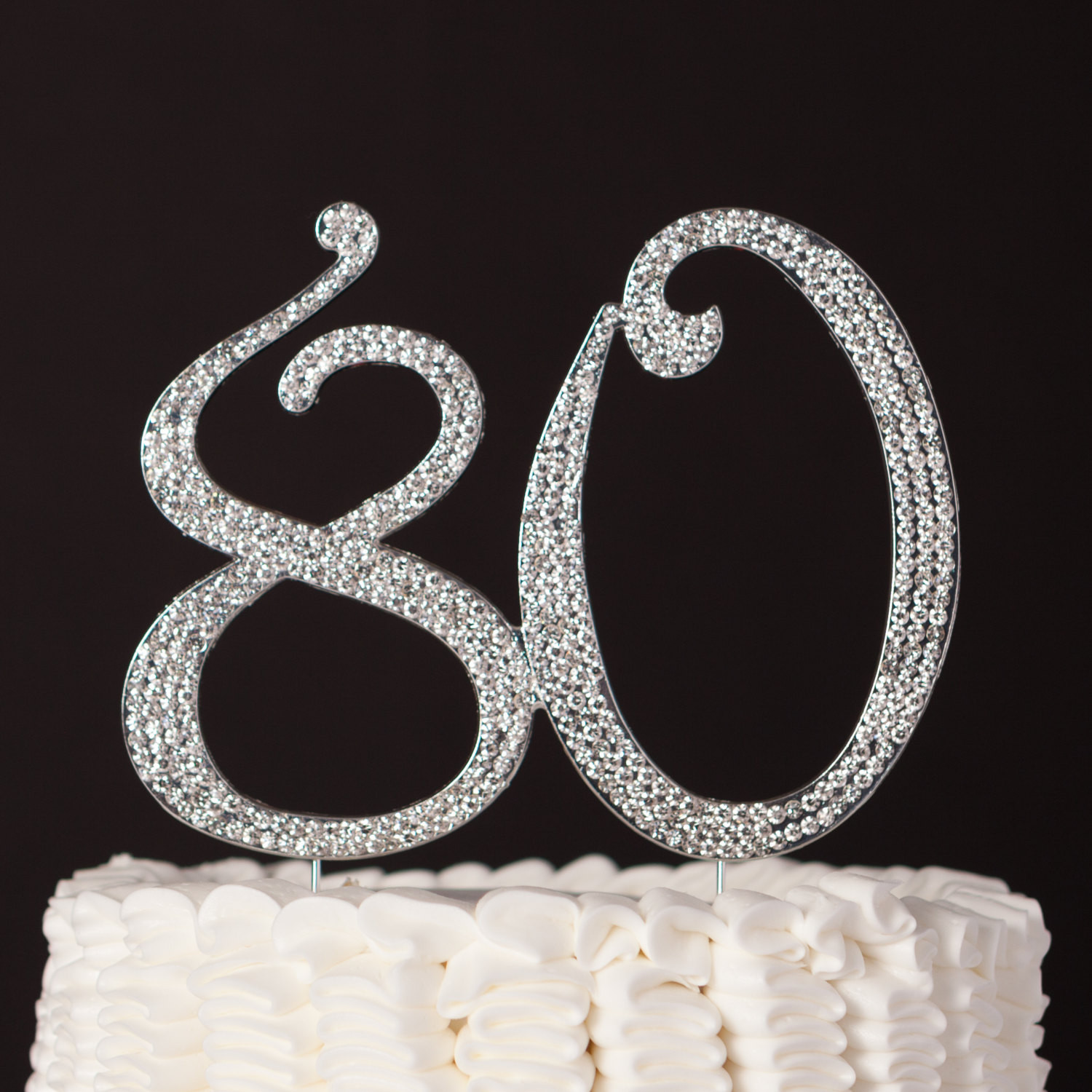 Best ideas about 80th Birthday Cake Toppers
. Save or Pin 80 Cake Topper 80th Birthday or Anniversary Decorations Now.
