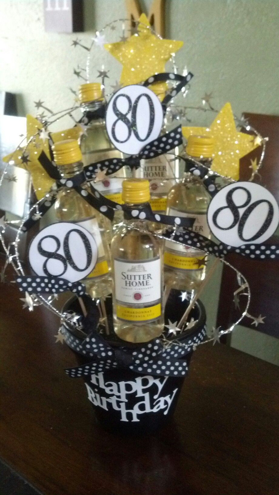 Best ideas about 80th Birthday Gift Ideas
. Save or Pin Another t "basket" I made for a friend s dad s 80th Now.