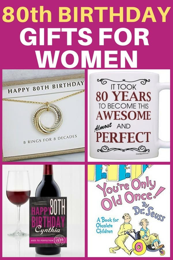 Best ideas about 80th Birthday Gift Ideas
. Save or Pin 80th Birthday Gifts for Women 25 Best Gift Ideas for Now.