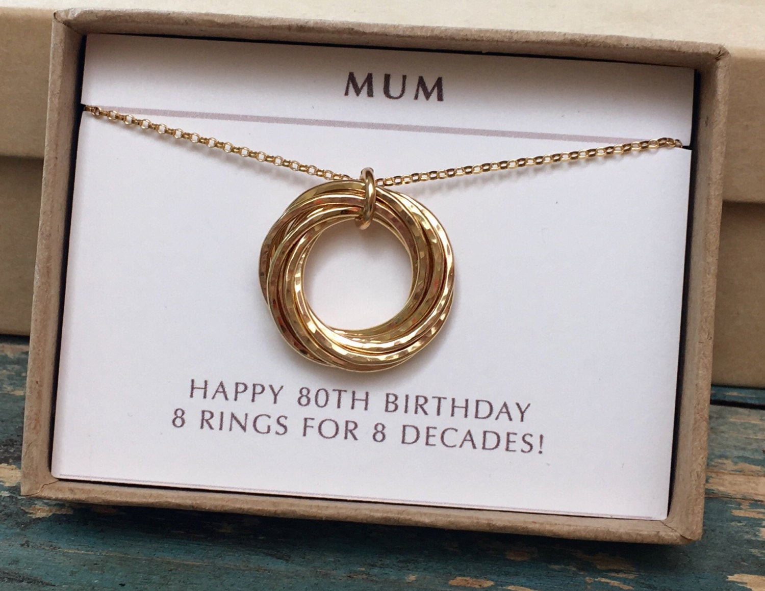 Best ideas about 80Th Birthday Gift Ideas For Grandma
. Save or Pin 80th birthday t for mum gold necklace for mom grandma Now.