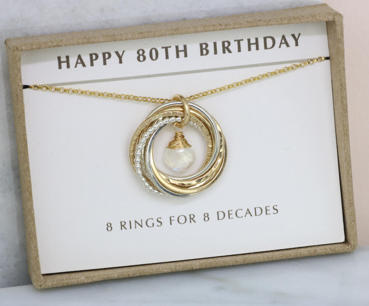 Best ideas about 80Th Birthday Gift Ideas For Her
. Save or Pin 80th birthday t mom moonstone necklace birthstone June Now.