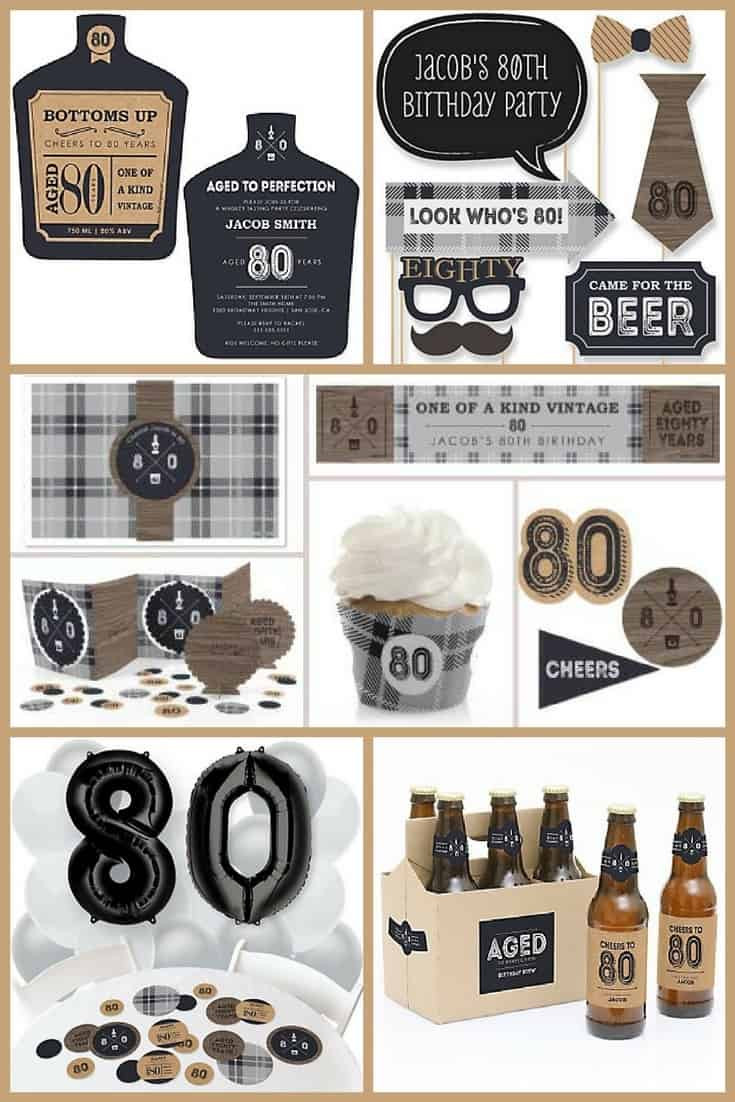 Best ideas about 80Th Birthday Gift Ideas For Men
. Save or Pin 80th Birthday Party Ideas The Best Themes Decorations Now.