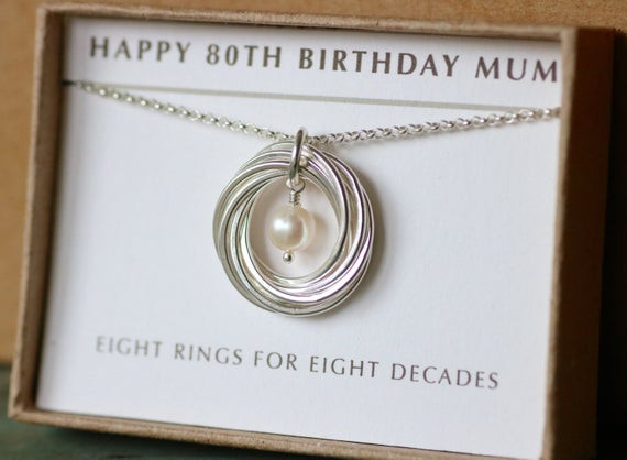 Best ideas about 80th Birthday Gifts For Mom
. Save or Pin 80th birthday t for mom t for mother necklace mum t Now.