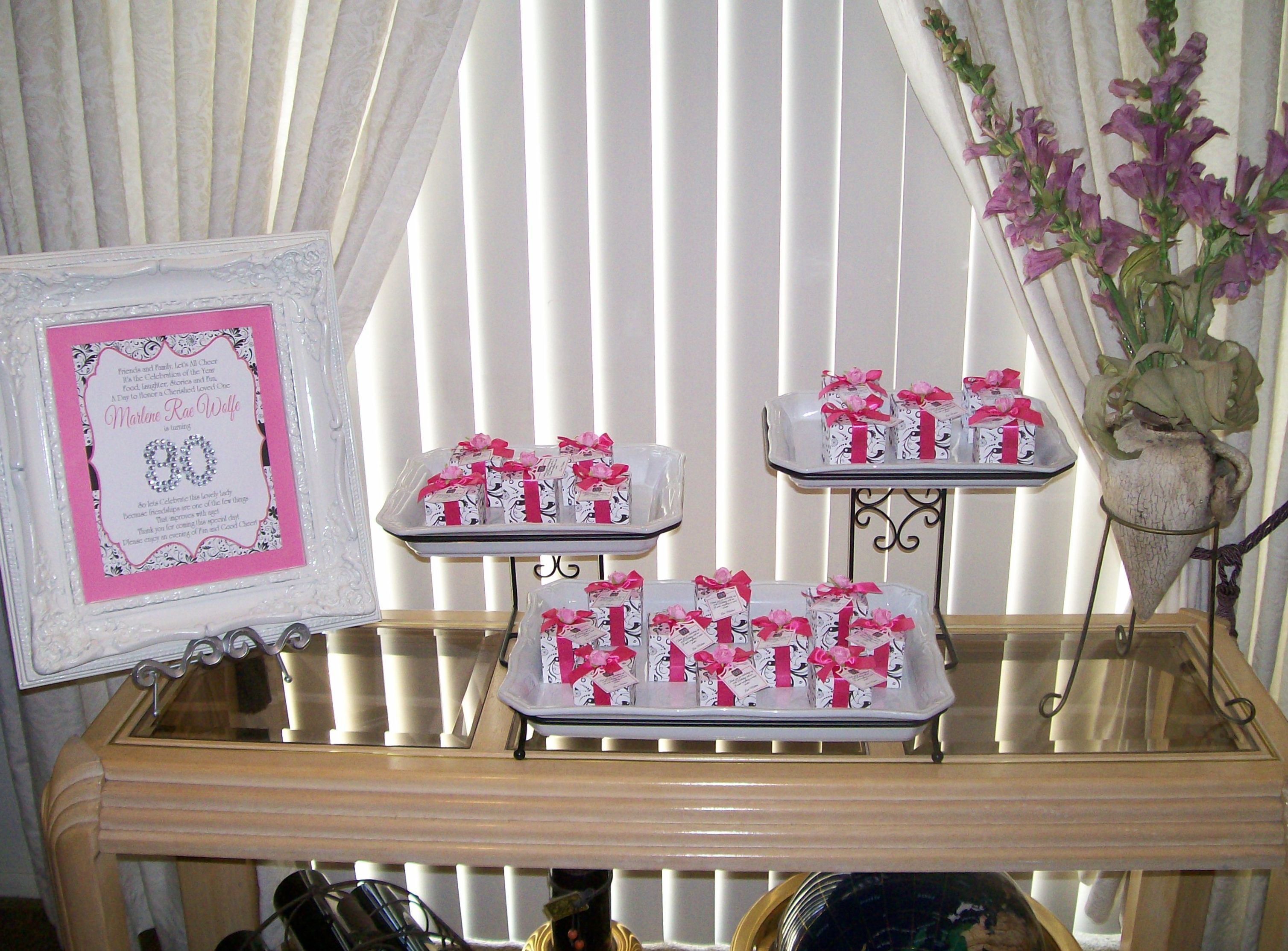 Best ideas about 80th Birthday Party
. Save or Pin 80th Birthday Party Favor Gift Boxes and Sign Now.