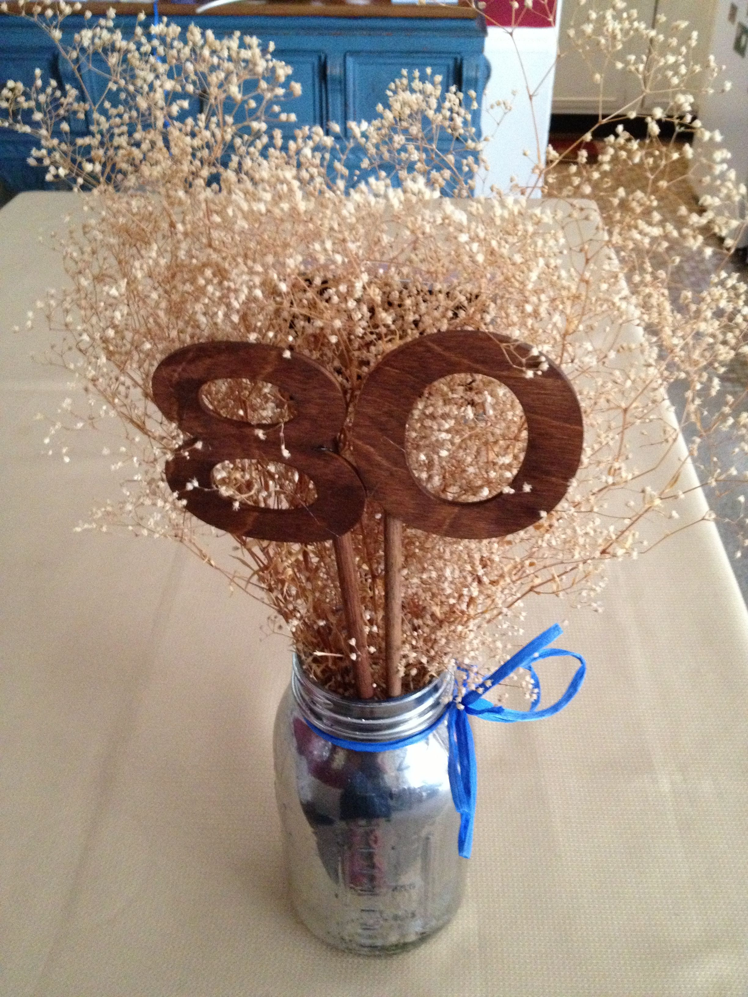 Best ideas about 80th Birthday Party Decorations
. Save or Pin 80th birthday centerpiece Crafts Now.