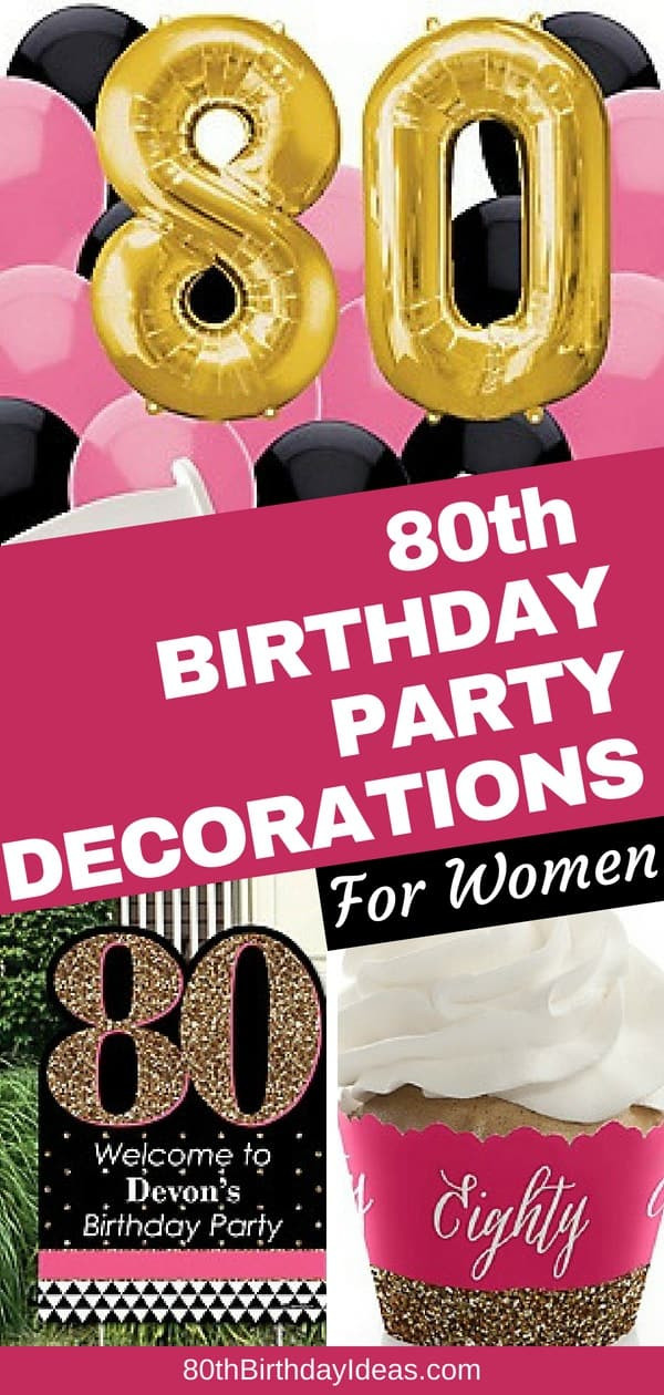 Best ideas about 80th Birthday Party Ideas For Mom
. Save or Pin 80th Birthday Party Ideas The Best Themes Decorations Now.