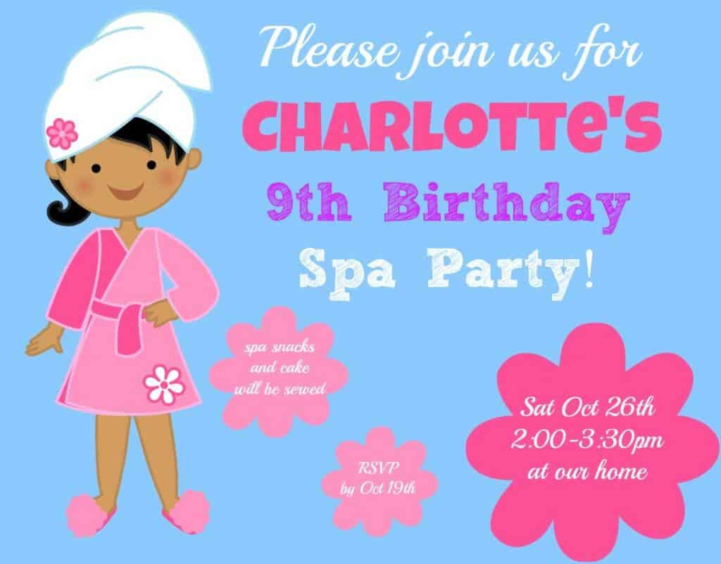 Best ideas about 9 Year Old Birthday Party Ideas
. Save or Pin Great 9 Year Old Girl s Birthday Party Idea A Spa Now.