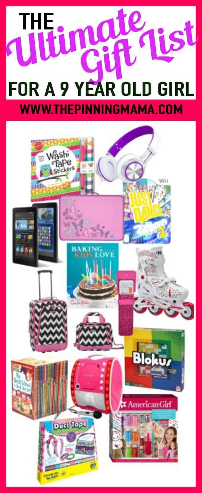 Best ideas about 9 Yr Old Girl Christmas Gift Ideas
. Save or Pin The Ultimate Gift List for a 9 Year Old Girl Now.