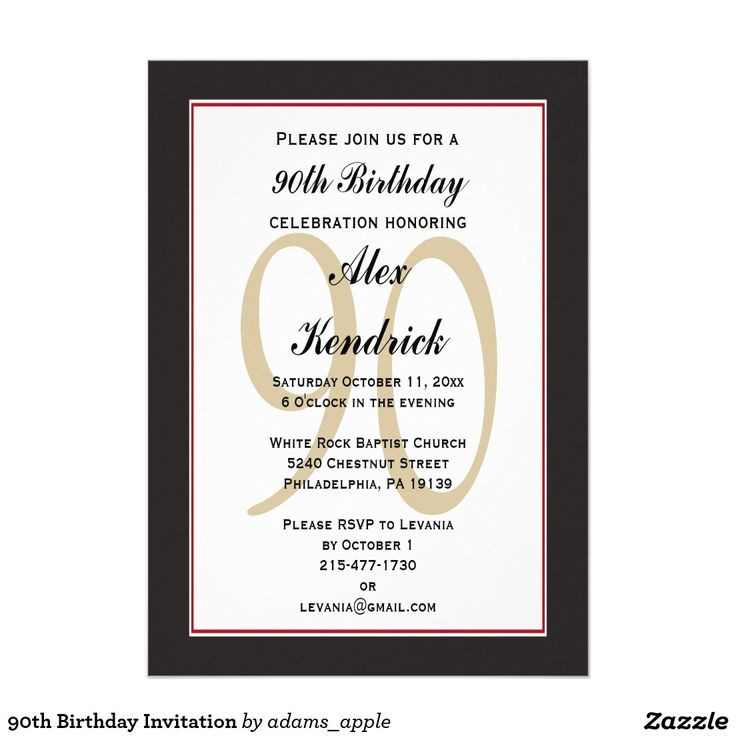 Best ideas about 90 Birthday Invitations
. Save or Pin 1000 ideas about 90th Birthday Invitations on Pinterest Now.