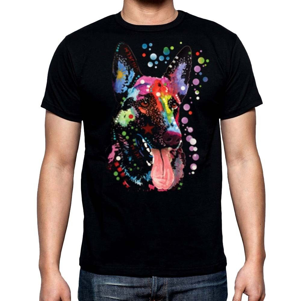 Best ideas about 90'S Mens Hairstyles
. Save or Pin New Men s Neon German Shepherd Black T Shirt Bright Now.