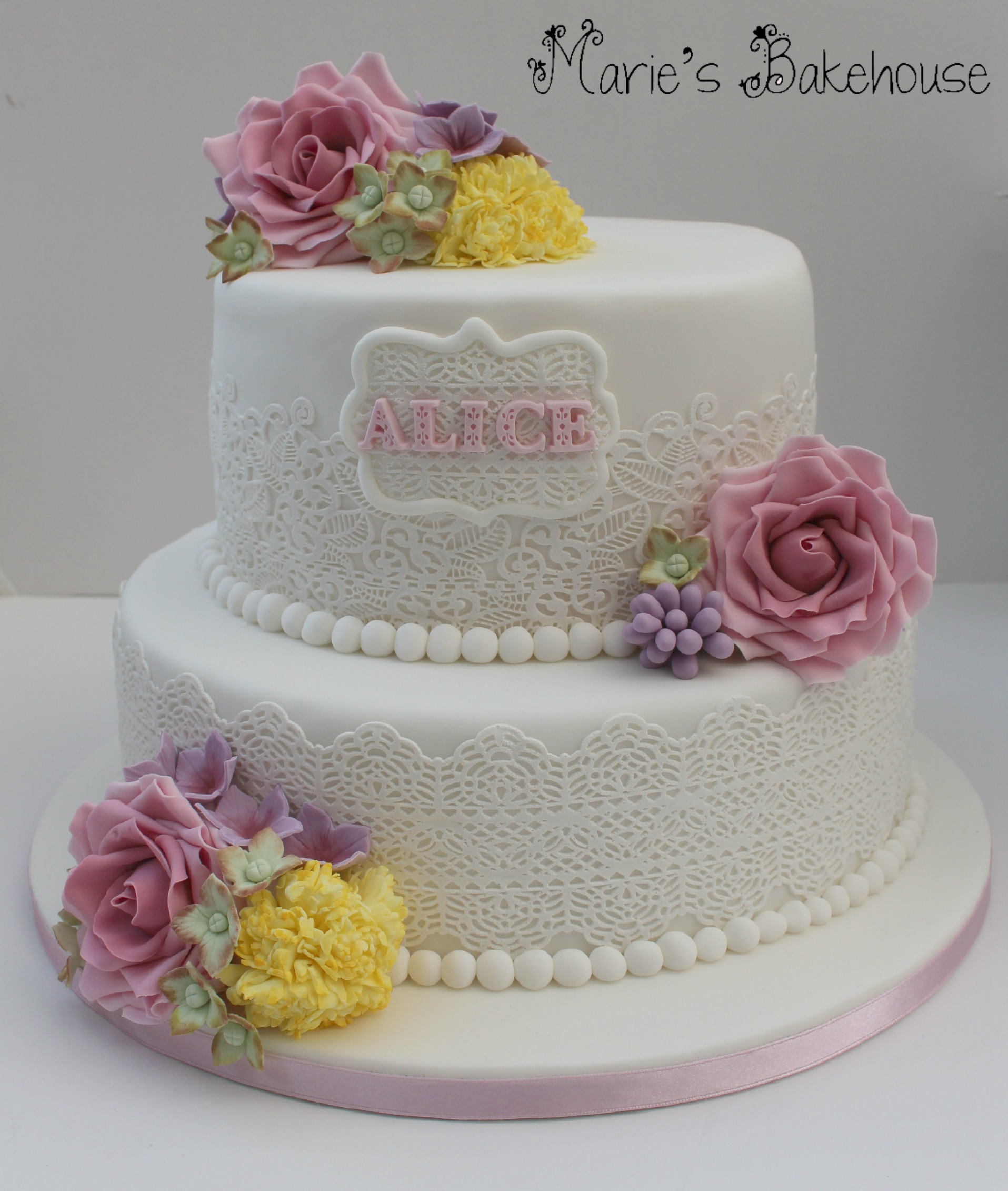 Best ideas about 90th Birthday Cake
. Save or Pin 90th birthday cake for a very special lady Now.