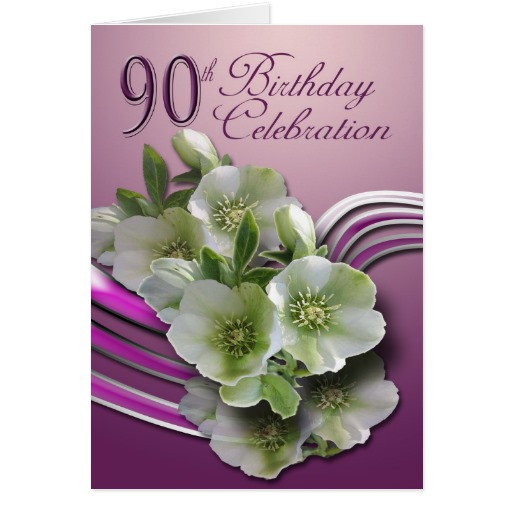 Best ideas about 90th Birthday Card
. Save or Pin Happy 90th Birthday Greeting Card Now.