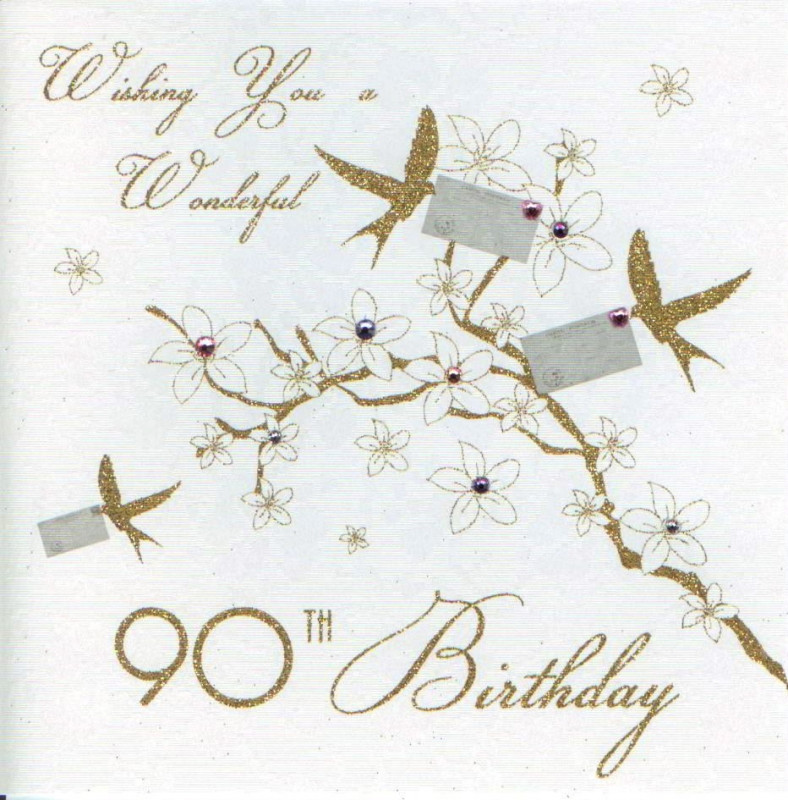 Best ideas about 90th Birthday Card
. Save or Pin MojoLondon 90th Birds Birthday Card by Five Dollar Shake Now.