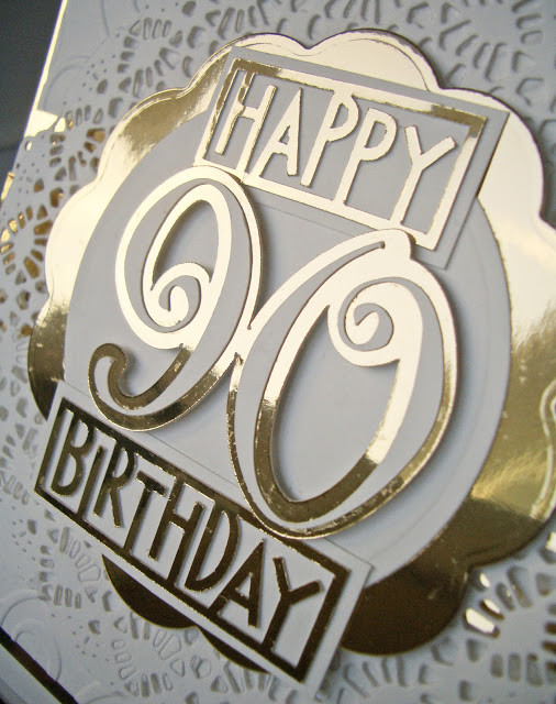 Best ideas about 90th Birthday Card
. Save or Pin Julie s Inkspot 90th Birthday Card Now.
