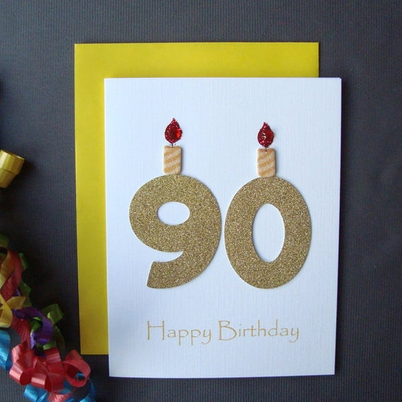Best ideas about 90th Birthday Card
. Save or Pin 90th Birthday Card 90th Milestone Birthday Card 90th Now.