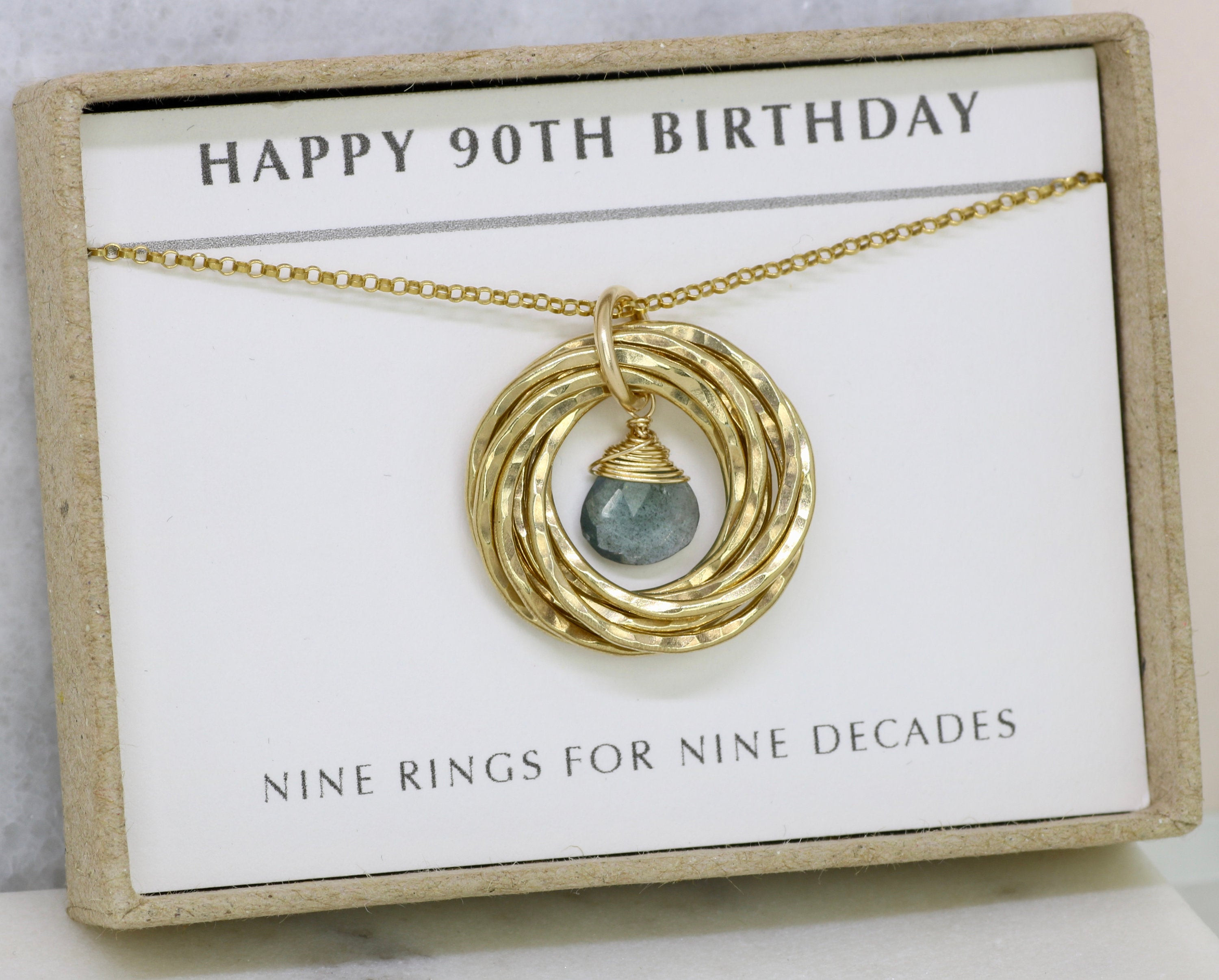 Best ideas about 90th Birthday Gifts
. Save or Pin 90th birthday t March birthday necklace for 90th Now.