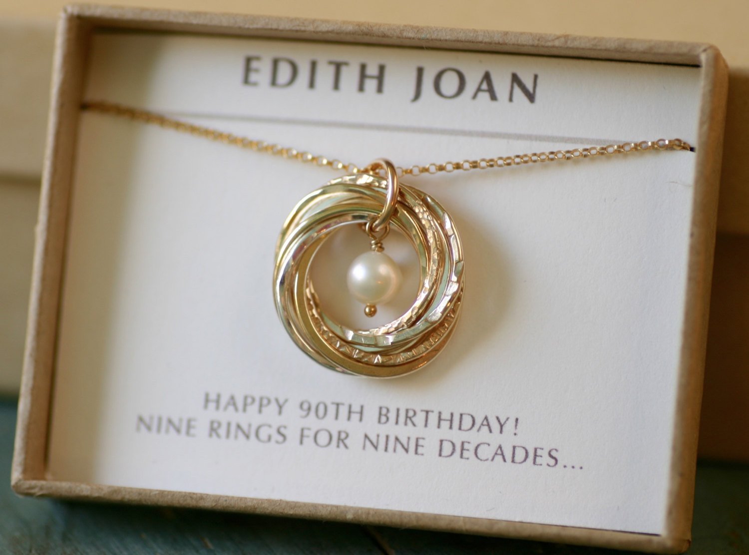 Best ideas about 90th Birthday Gifts
. Save or Pin 90th birthday t for grandmother necklace by Now.