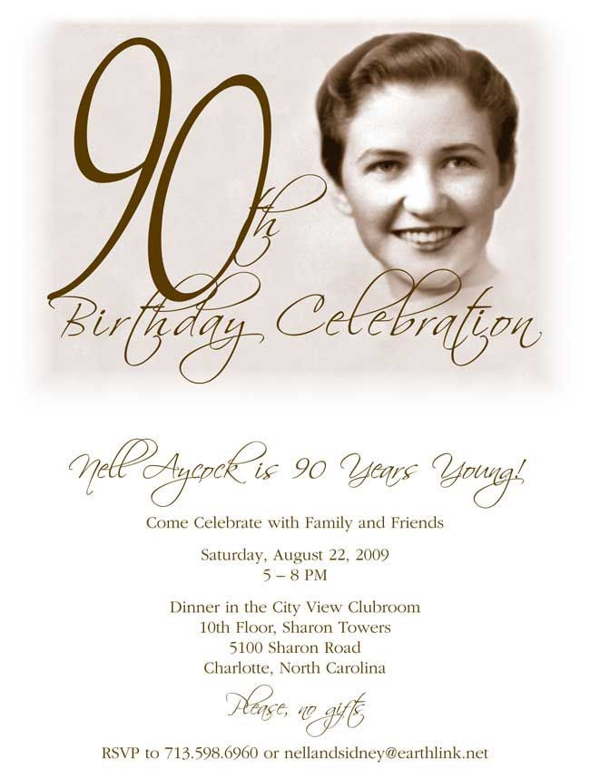 Best ideas about 90th Birthday Invitations
. Save or Pin 25 best ideas about 90th Birthday Invitations on Now.