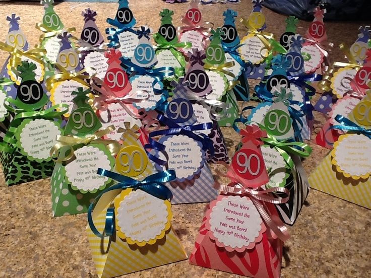 Best ideas about 90th Birthday Party Decorations
. Save or Pin 90th Birthday Party Favor Ideas Now.