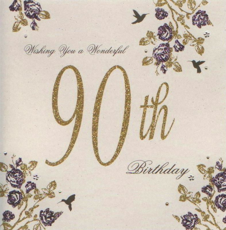 Best ideas about 90th Birthday Wishes
. Save or Pin MojoLondon Wonderful 90th Birthday Card by Five Dollar Now.