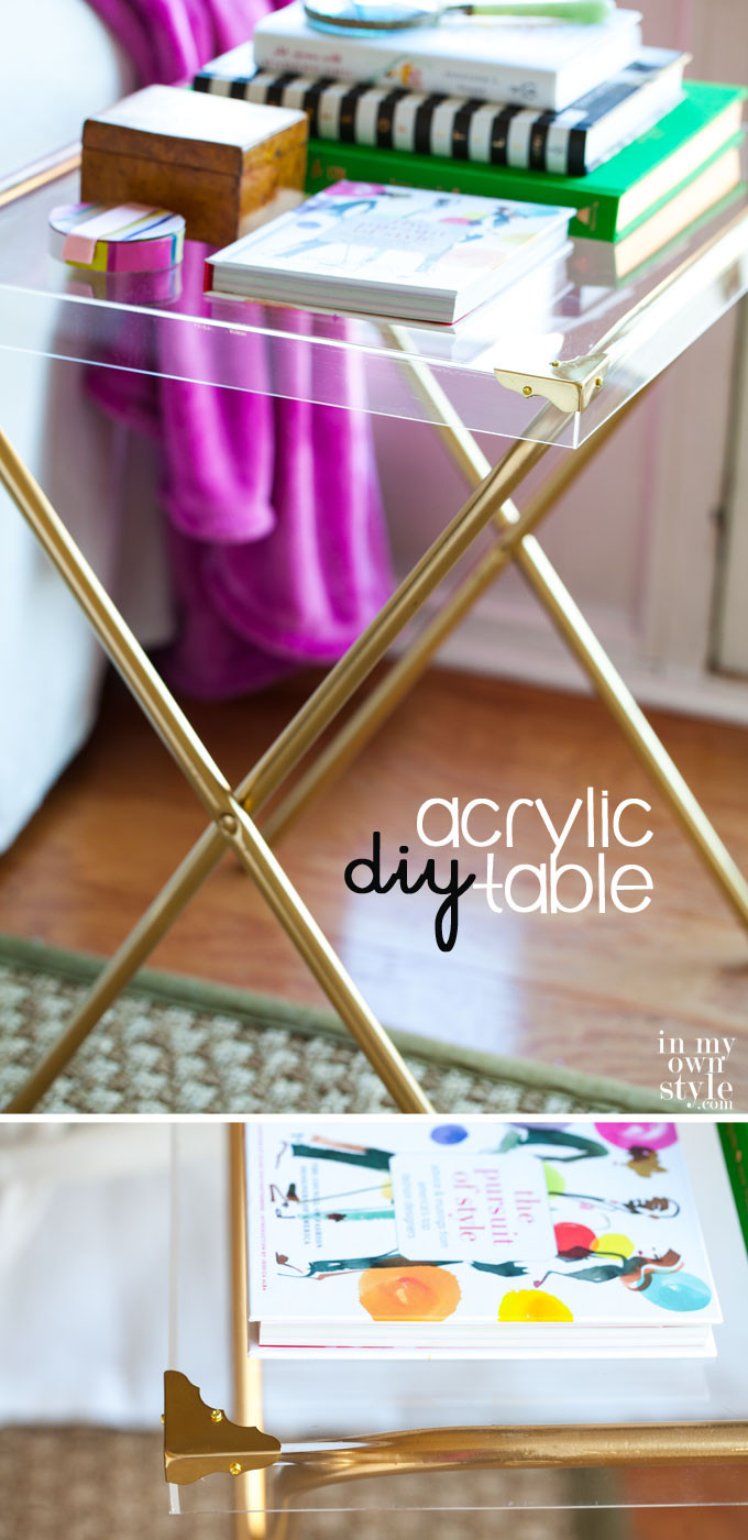 Best ideas about Acrylic Table Top DIY
. Save or Pin Repurposed Furniture Acrylic Side Table In My Own Style Now.
