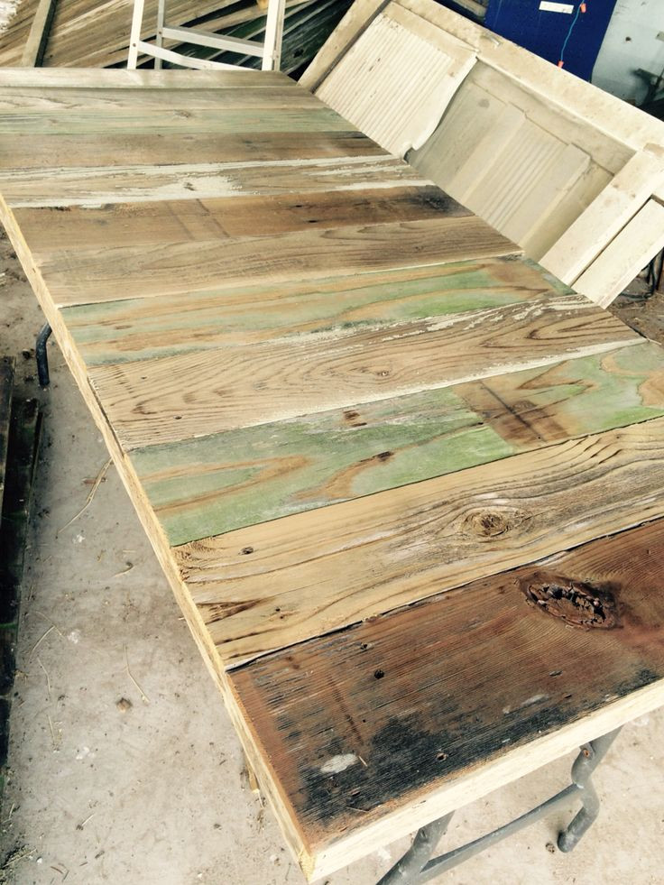 Best ideas about Acrylic Table Top DIY
. Save or Pin Reclaimed wood tabletop that fits over a folding plastic Now.