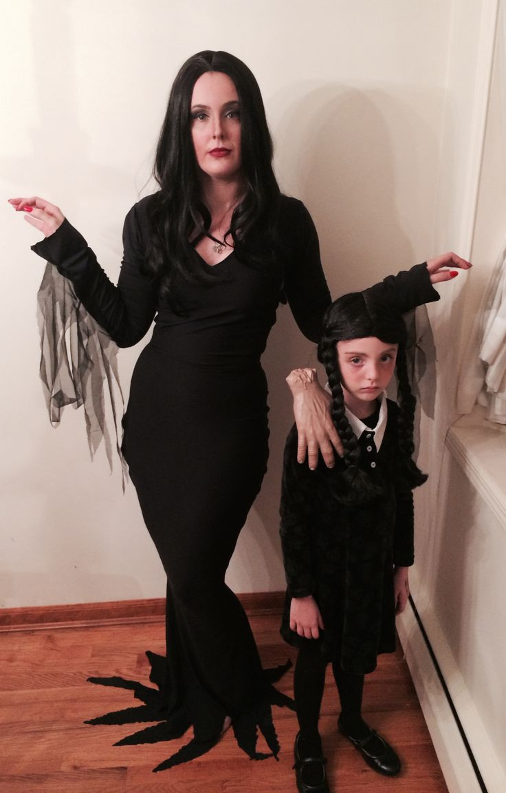 Best ideas about Addams Family Costumes DIY
. Save or Pin Morticia and Wednesday Addams with Thing Halloween 2013 Now.