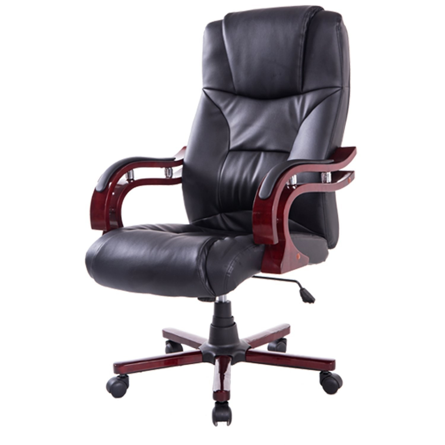 Best ideas about Adjustable Office Chair
. Save or Pin HOM PU Leather Adjustable fice Chair Black Brown Now.