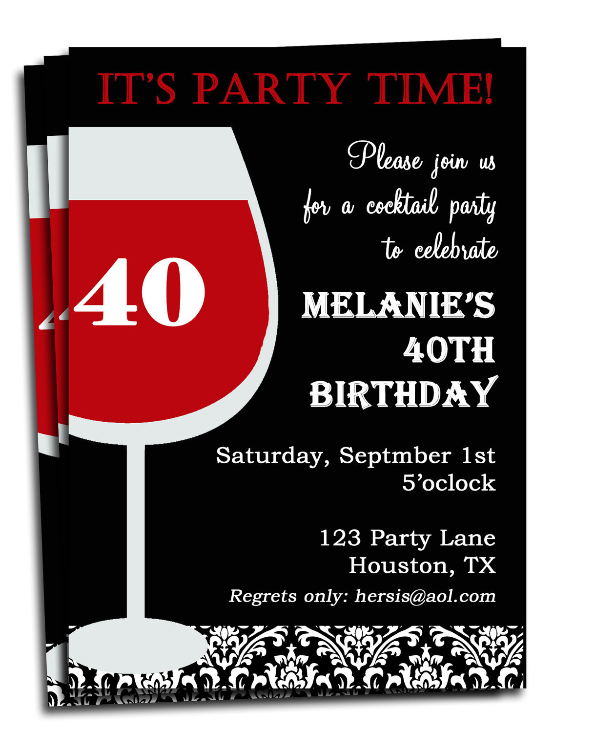Best ideas about Adult Birthday Invitations
. Save or Pin Adult Birthday Invitation Printable Personalized for your Now.