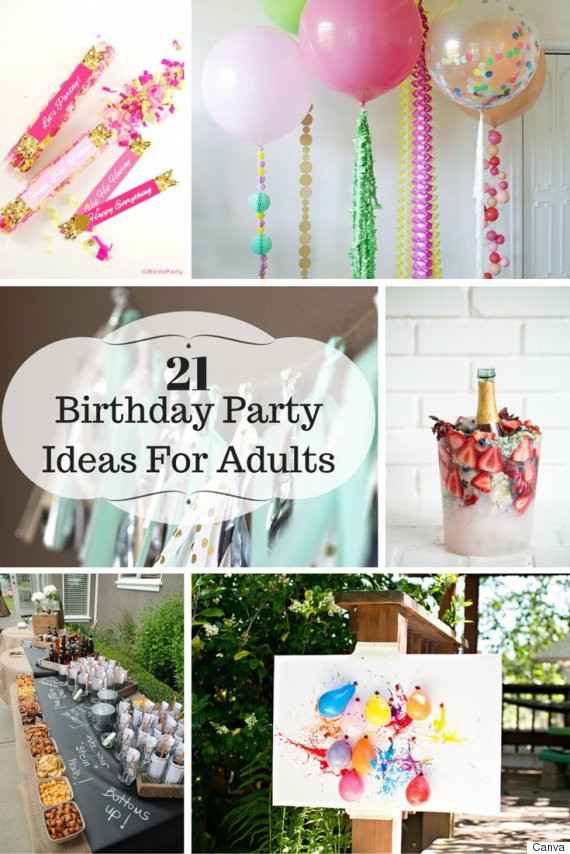 Best ideas about Adult Birthday Party Ideas
. Save or Pin 21 Ideas For Adult Birthday Parties Now.