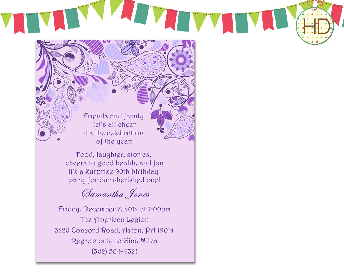 Best ideas about Adult Birthday Party Invitations
. Save or Pin Bridal Shower Invitation Adult Birthday by HDInvitations Now.