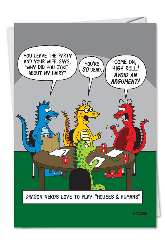 Best ideas about Adult Birthday Wishes
. Save or Pin D&D Dragons Funny Geek Birthday Card – NobleWorks Cards Now.