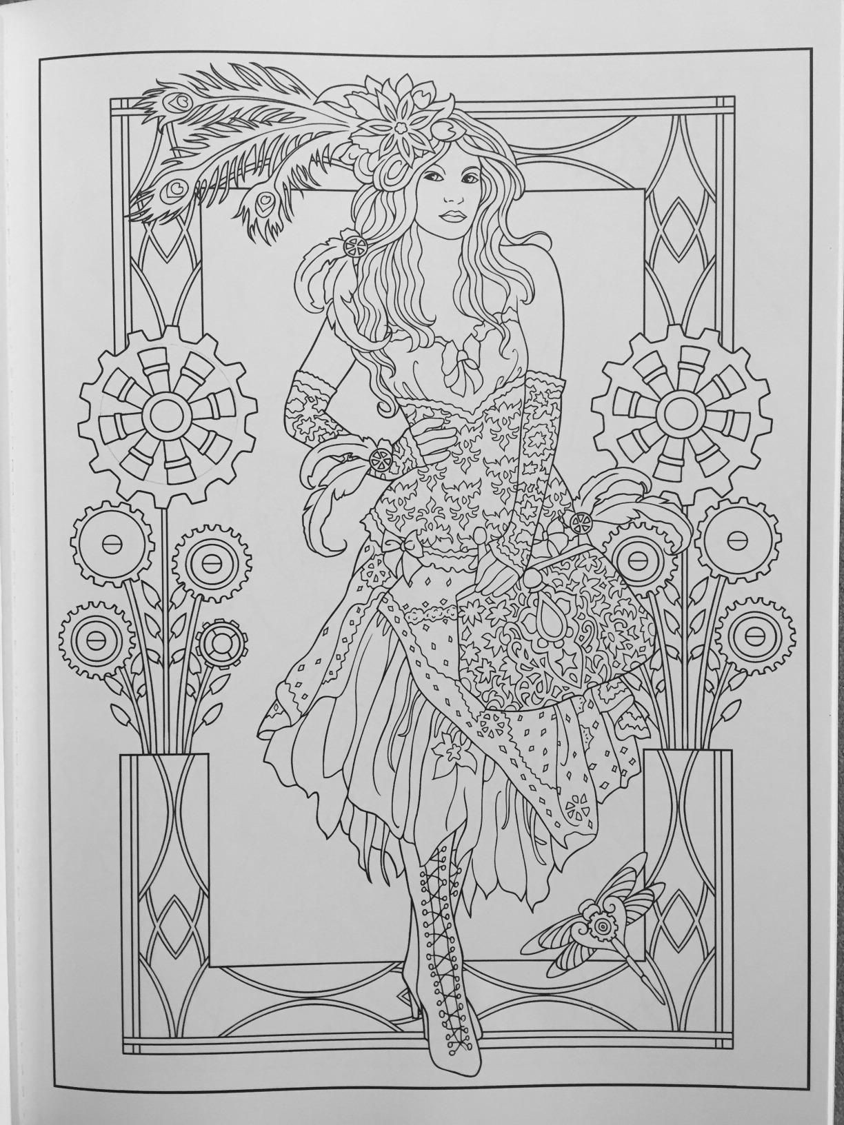 Best ideas about Adult Coloring Books Amazon
. Save or Pin Creative Haven Steampunk Fashions Coloring Book Adult Now.