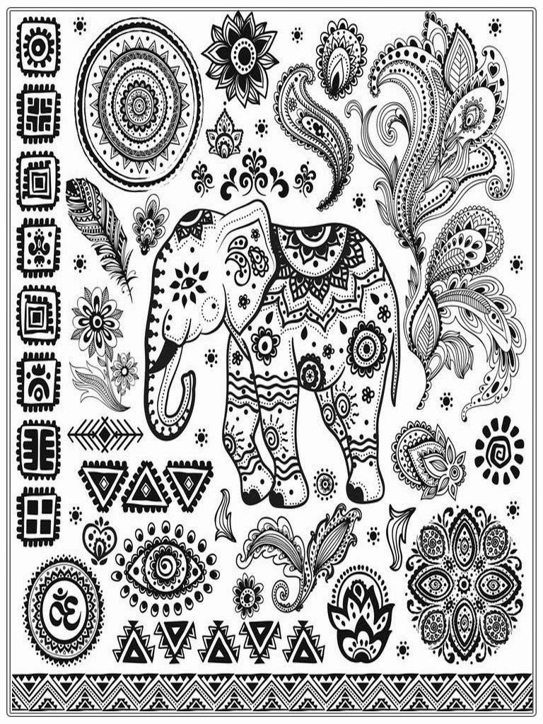 Best ideas about Adult Coloring Books Colored
. Save or Pin Adult Coloring Pages Free African Elephant Now.