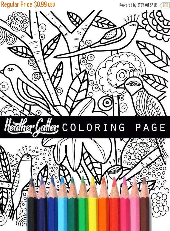 Best ideas about Adult Coloring Books For Sale
. Save or Pin f Sale Garden coloring coloring book by HeatherGallerArt Now.