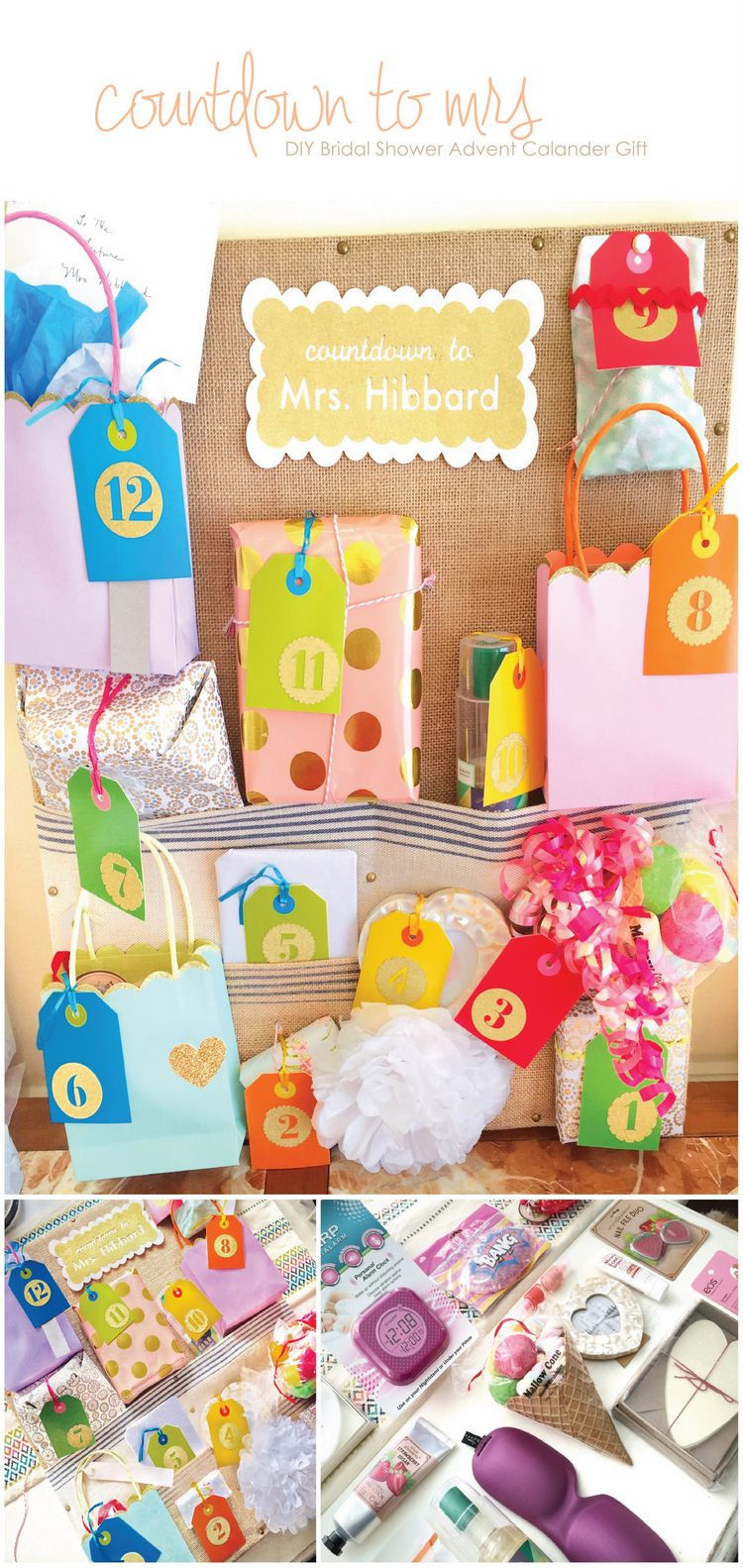 Best ideas about Advent Calendar Gift Ideas
. Save or Pin DIY Bridal Shower Advent Calendar Gift 12 Fun Gift Ideas Now.