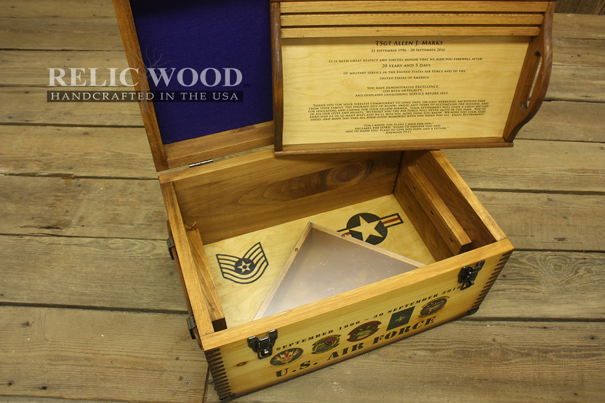 Best ideas about Air Force Gift Ideas
. Save or Pin US Military Retirement Gift Ideas Showcase Relic Wood Now.