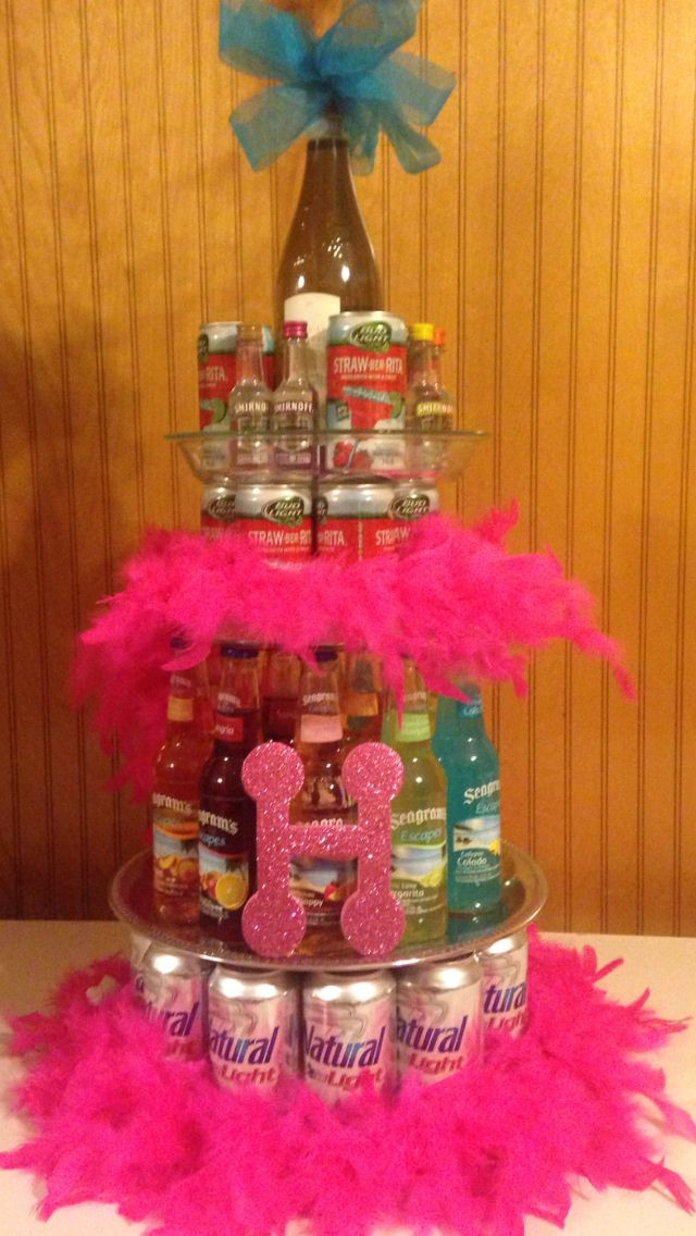 Best ideas about Alcohol Birthday Cake
. Save or Pin Birthday Alcohol Cake for Heather Holiday Now.
