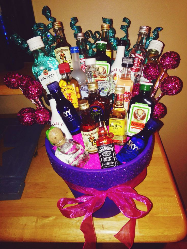 Best ideas about Alcohol Gift Ideas
. Save or Pin 25 best ideas about Alcohol basket on Pinterest Now.