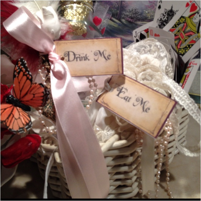 Best ideas about Alice In Wonderland Gift Ideas
. Save or Pin Alice In Wonderland t basket Wrapped up Now.