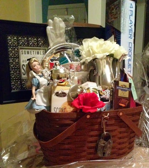Best ideas about Alice In Wonderland Gift Ideas
. Save or Pin Alice in Wonderland theme basket for a charity auction Now.