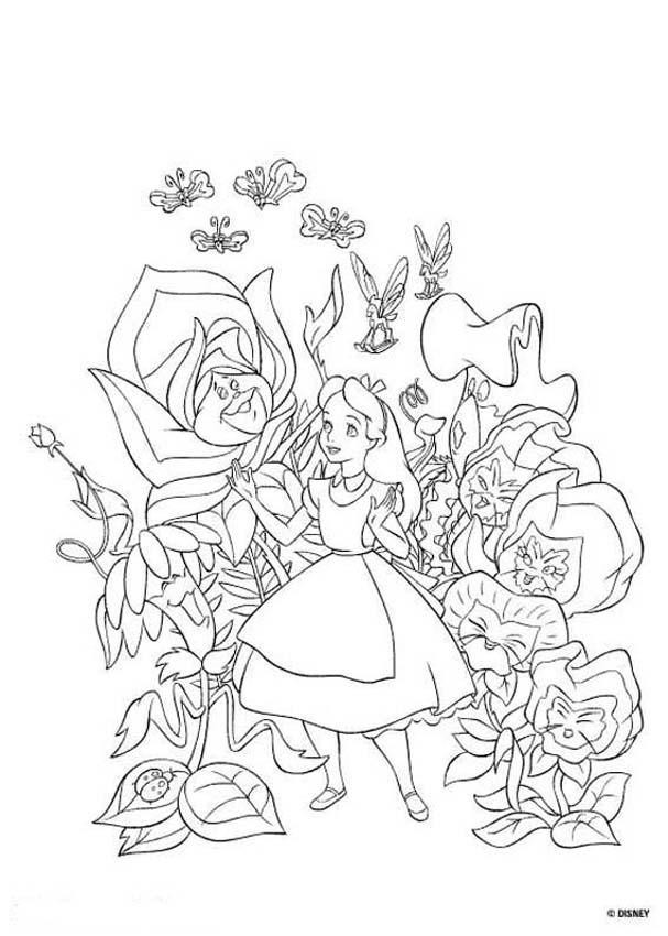 Best ideas about Alice In Wonderland Printable Coloring Pages
. Save or Pin Alice 6 coloring pages Hellokids Now.
