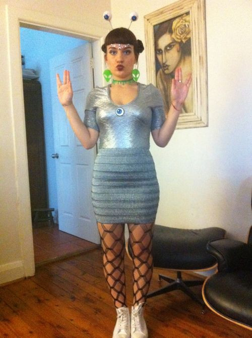 Best ideas about Alien Halloween Costume DIY
. Save or Pin DIY Alien Costume alien costume Tumblr Now.