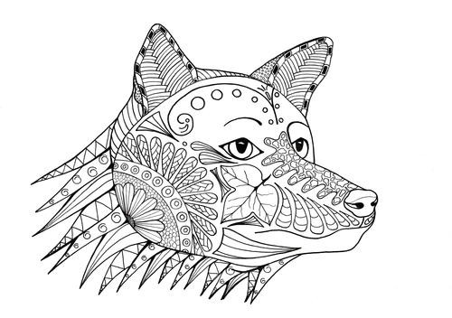 Best ideas about All Fox Coloring Pages For Teens
. Save or Pin Fox a Hunting Adult Coloring Page Now.