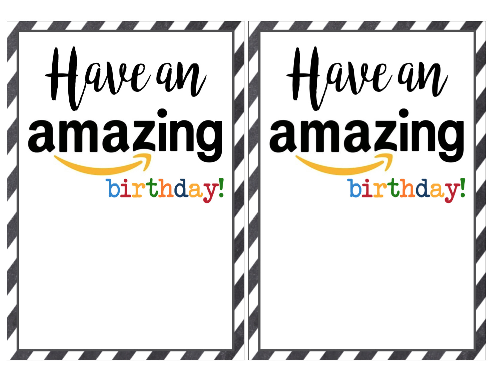 Best ideas about Amazon Birthday Card
. Save or Pin Amazon Birthday Cards Free Printable Paper Trail Design Now.