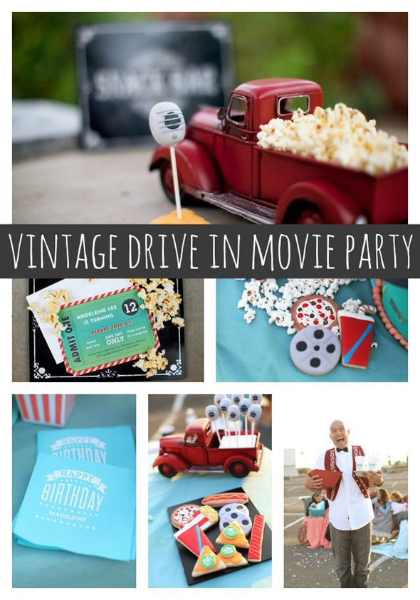 Best ideas about Amc Theater Birthday Party
. Save or Pin Drive In Movie Theater Birthday For Kids Now.
