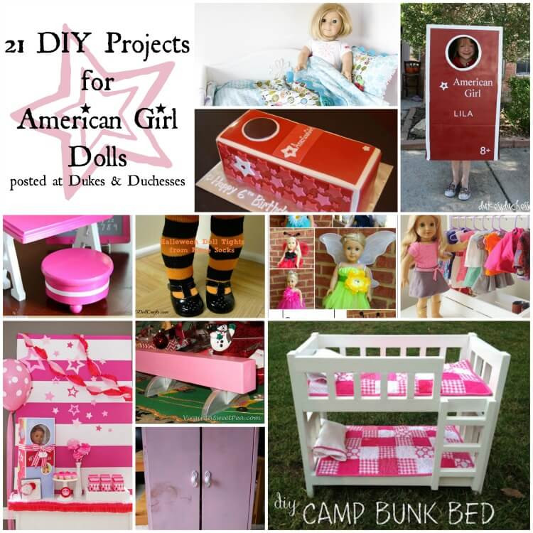 Best ideas about American Girl Crafts DIY
. Save or Pin 21 DIY Projects for American Girl Dolls Dukes and Duchesses Now.