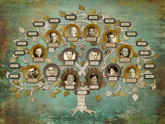 Best ideas about Ancestry Gift Ideas
. Save or Pin Wedding Family Tree Four Generation Custom Tree with 14 Now.
