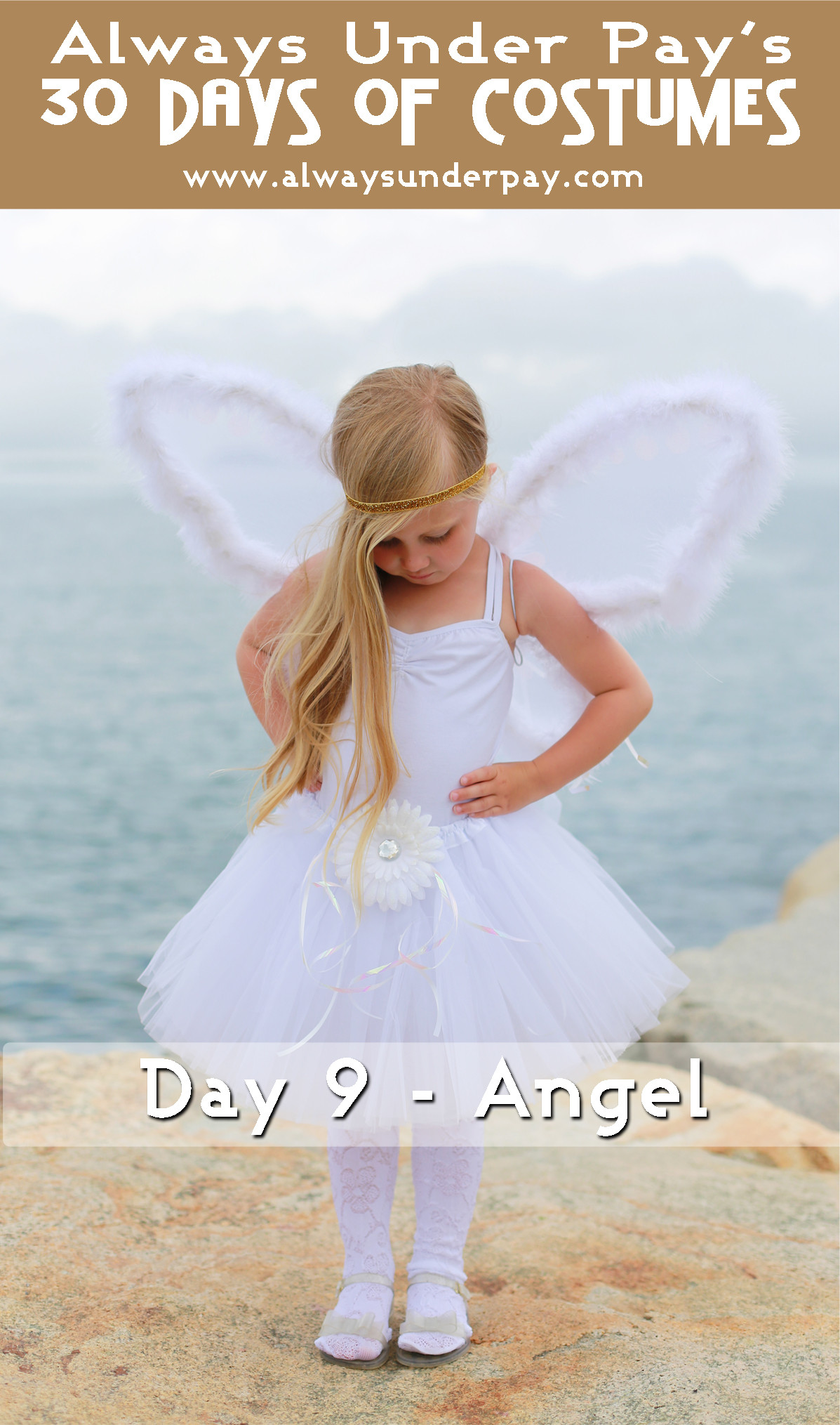 Best ideas about Angel DIY Costume
. Save or Pin Day 9 – Angel DIY Halloween Costume Tutorial Cheap Easy Now.