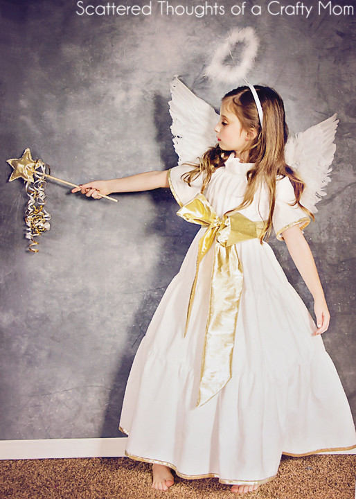 Best ideas about Angel DIY Costume
. Save or Pin DIY Angel Costume plus tutorial and pattern Scattered Now.